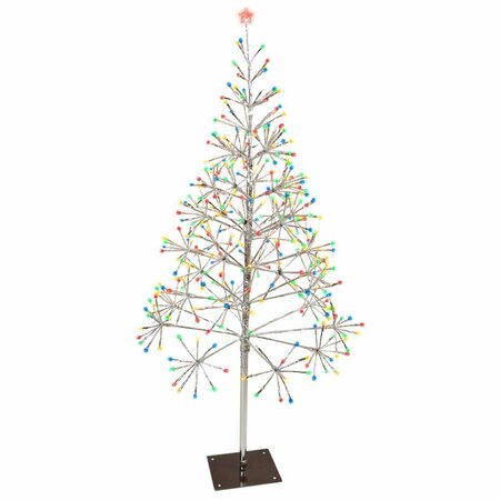 GOLDENGIFTS 5 ft. LED Multi Pathway Decor Shimmering Tree GO2515287